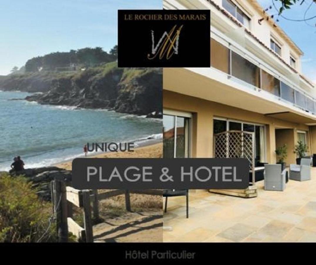 Hotel Particulier LE ROCHER DES MARAIS Proximité Plage&Vue mer pour certains hébergements Pornic Esterno foto